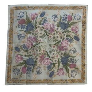 New Burberry AKA Burberrys Of London Check Floral Pocket Scarf or Headband